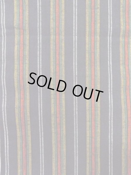 画像3: O0207U 半幅帯 女性用着物 綿   紺 縞 【中古】 【USED】 【リサイクル】 ★★★★☆ (3)