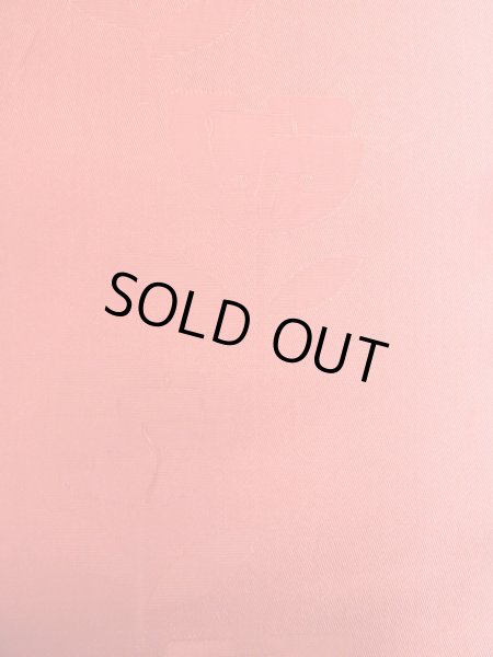 画像3: O0207X 半幅帯 女性用着物 シルク（正絹）   赤色 花 【中古】 【USED】 【リサイクル】 ★★☆☆☆ (3)