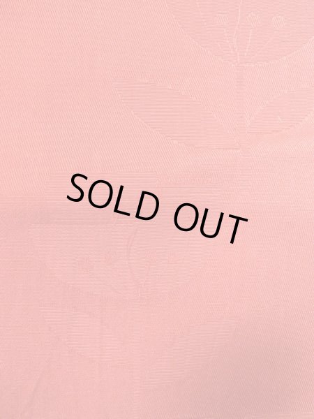 画像6: O0207X 半幅帯 女性用着物 シルク（正絹）   赤色 花 【中古】 【USED】 【リサイクル】 ★★☆☆☆ (6)