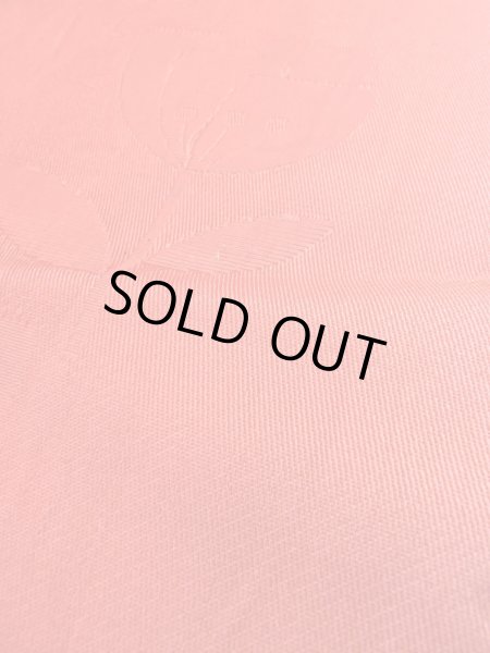 画像7: O0207X 半幅帯 女性用着物 シルク（正絹）   赤色 花 【中古】 【USED】 【リサイクル】 ★★☆☆☆ (7)