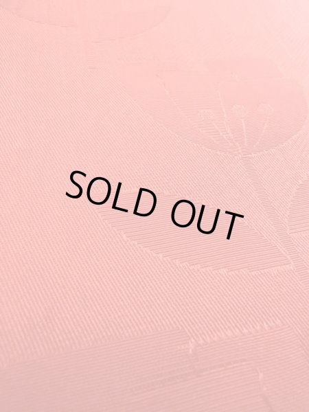 画像9: O0207X 半幅帯 女性用着物 シルク（正絹）   赤色 花 【中古】 【USED】 【リサイクル】 ★★☆☆☆ (9)