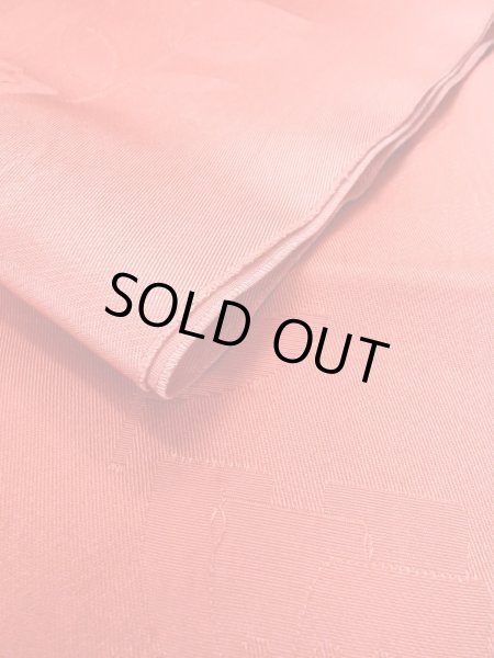 画像10: O0207X 半幅帯 女性用着物 シルク（正絹）   赤色 花 【中古】 【USED】 【リサイクル】 ★★☆☆☆ (10)