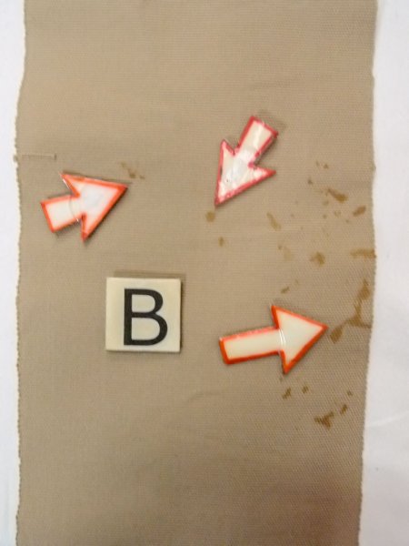 画像7: O0207Y 半幅帯 女性用着物 ウール  灰色がかった ベージュ 縞 【中古】 【USED】 【リサイクル】 ★★★☆☆ (7)