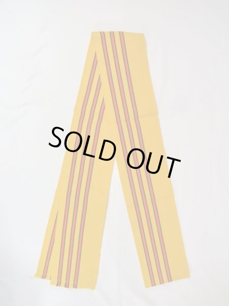 画像1: O0208B 半幅帯 女性用着物 ウール   赤色  【中古】 【USED】 【リサイクル】 ★☆☆☆☆ (1)