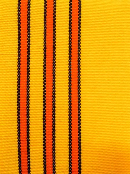 画像2: O0208B 半幅帯 女性用着物 ウール   赤色  【中古】 【USED】 【リサイクル】 ★☆☆☆☆ (2)