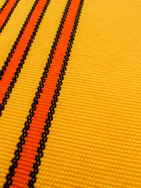 画像6: O0208B 半幅帯 女性用着物 ウール   赤色  【中古】 【USED】 【リサイクル】 ★☆☆☆☆ (6)