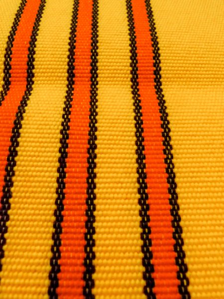 画像7: O0208B 半幅帯 女性用着物 ウール   赤色  【中古】 【USED】 【リサイクル】 ★☆☆☆☆ (7)