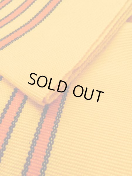 画像9: O0208B 半幅帯 女性用着物 ウール   赤色  【中古】 【USED】 【リサイクル】 ★☆☆☆☆ (9)