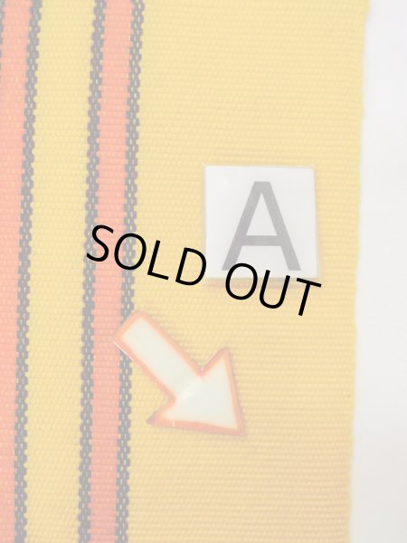 画像10: O0208B 半幅帯 女性用着物 ウール   赤色  【中古】 【USED】 【リサイクル】 ★☆☆☆☆ (10)