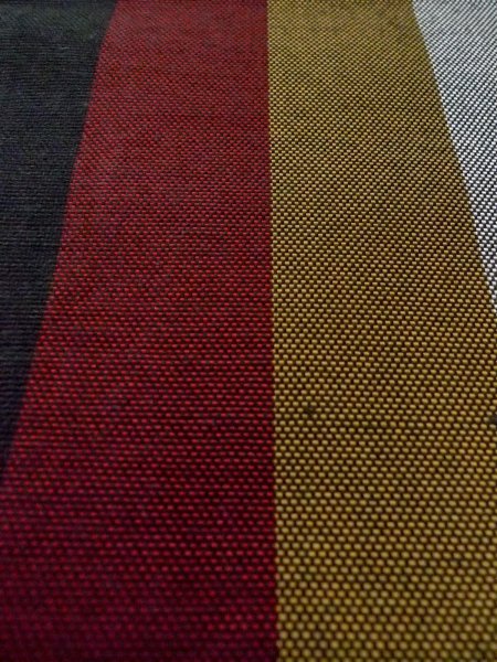 画像7: O0208C 半幅帯 女性用着物 シルク（正絹）   マルチカラー 縞 【中古】 【USED】 【リサイクル】 ★★★☆☆ (7)