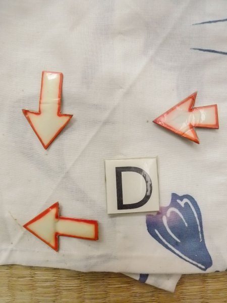 画像17: O0218B 女性用注染浴衣  綿 白, りんどう 【中古】【USED】【リサイクル】 ★★☆☆☆【O0218B】 (17)