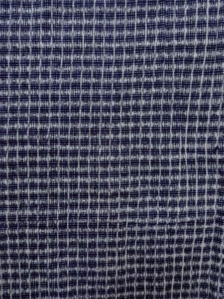 画像4: O0218C 男性用浴衣  綿 青み灰色, いげた 【中古】【USED】【リサイクル】 ★★☆☆☆【O0218C】 (4)