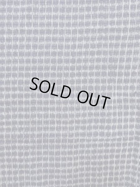 画像4: O0218C 男性用浴衣  綿 青み灰色, いげた 【中古】【USED】【リサイクル】 ★★☆☆☆【O0218C】 (4)