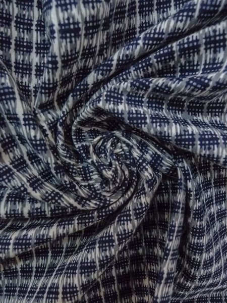 画像11: O0218C 男性用浴衣  綿 青み灰色, いげた 【中古】【USED】【リサイクル】 ★★☆☆☆【O0218C】 (11)