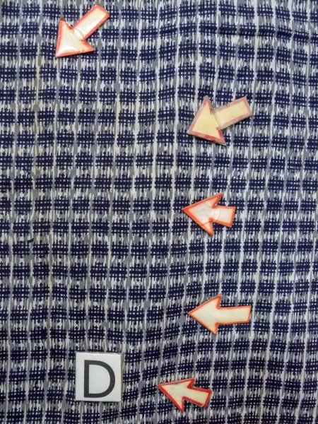 画像16: O0218C 男性用浴衣  綿 青み灰色, いげた 【中古】【USED】【リサイクル】 ★★☆☆☆【O0218C】 (16)