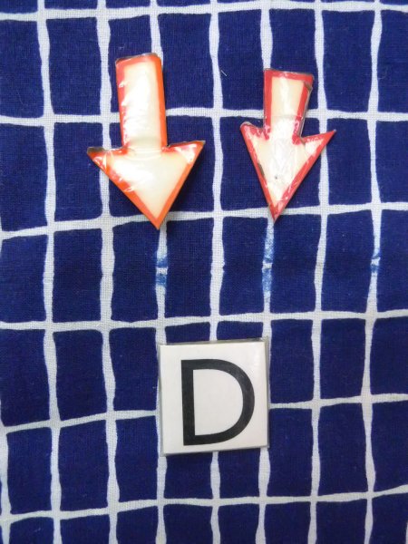 画像17: O0218D 女性用浴衣(日本製)  綿 深い藍, チェック柄 【中古】【USED】【リサイクル】 ★★☆☆☆【O0218D】 (17)