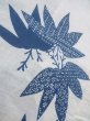 画像8: O0218E 女性用浴衣（日本製）  綿 白, 花 【中古】【USED】【リサイクル】 ★★☆☆☆【O0218E】 (8)