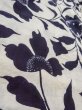 画像10: O0218J 女性用浴衣（日本製）  綿 白, 花 【中古】【USED】【リサイクル】 ★★☆☆☆【O0218J】 (10)