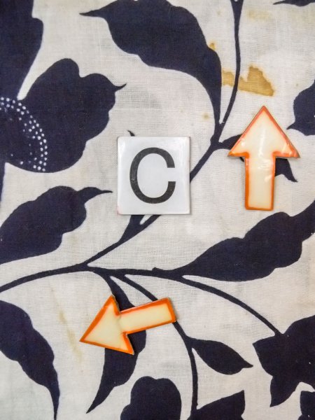 画像14: O0218J 女性用浴衣（日本製）  綿 白, 花 【中古】【USED】【リサイクル】 ★★☆☆☆【O0218J】 (14)