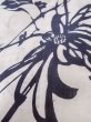 画像10: O0218L 女性用浴衣（日本製）  綿麻 オフ　ホワイト, 菊 【中古】【USED】【リサイクル】 ★★☆☆☆【O0218L】 (10)