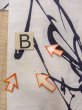 画像15: O0218L 女性用浴衣（日本製）  綿麻 オフ　ホワイト, 菊 【中古】【USED】【リサイクル】 ★★☆☆☆【O0218L】 (15)