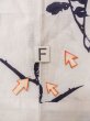 画像19: O0218L 女性用浴衣（日本製）  綿麻 オフ　ホワイト, 菊 【中古】【USED】【リサイクル】 ★★☆☆☆【O0218L】 (19)