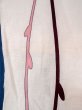 画像7: O0218N 女性用浴衣（日本製）  綿麻 オフ　ホワイト, 抽象的模様 【中古】【USED】【リサイクル】 ★☆☆☆☆【O0218N】 (7)