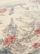 画像9: O0218R 女性用小紋  シルク（正絹） 灰色がかった水色, 桜 【中古】【USED】【リサイクル】 ★★☆☆☆【O0218R】 (9)