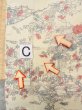 画像16: O0218R 女性用小紋  シルク（正絹） 灰色がかった水色, 桜 【中古】【USED】【リサイクル】 ★★☆☆☆【O0218R】 (16)