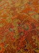 画像8: O0218S 女性用小紋  シルク（正絹） 赤み茶色, 唐花 【中古】【USED】【リサイクル】 ★★★★☆【O0218S】 (8)