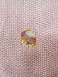 画像5: O0218V 女性用小紋  シルク（正絹） 光沢のあるオフ　ホワイト, 菊 【中古】【USED】【リサイクル】 ★☆☆☆☆【O0218V】 (5)