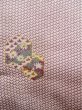 画像6: O0218V 女性用小紋  シルク（正絹） 光沢のあるオフ　ホワイト, 菊 【中古】【USED】【リサイクル】 ★☆☆☆☆【O0218V】 (6)