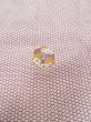 画像10: O0218V 女性用小紋  シルク（正絹） 光沢のあるオフ　ホワイト, 菊 【中古】【USED】【リサイクル】 ★☆☆☆☆【O0218V】 (10)
