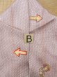 画像15: O0218V 女性用小紋  シルク（正絹） 光沢のあるオフ　ホワイト, 菊 【中古】【USED】【リサイクル】 ★☆☆☆☆【O0218V】 (15)