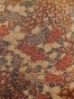 画像5: O0218W 女性用小紋  シルク（正絹） 茶色, 桜 【中古】【USED】【リサイクル】 ★★★★☆【O0218W】 (5)