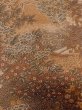 画像6: O0218W 女性用小紋  シルク（正絹） 茶色, 桜 【中古】【USED】【リサイクル】 ★★★★☆【O0218W】 (6)