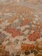 画像9: O0218W 女性用小紋  シルク（正絹） 茶色, 桜 【中古】【USED】【リサイクル】 ★★★★☆【O0218W】 (9)