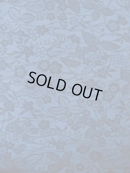 画像4: O0218Z 女性用小紋  シルク（正絹） 藍, 桜 【中古】【USED】【リサイクル】 ★★★☆☆【O0218Z】 (4)