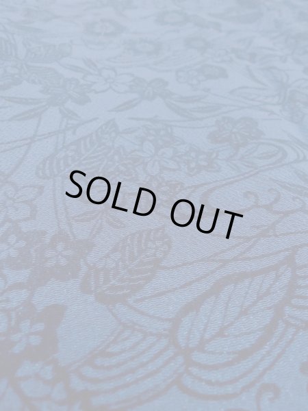 画像10: O0218Z 女性用小紋  シルク（正絹） 藍, 桜 【中古】【USED】【リサイクル】 ★★★☆☆【O0218Z】 (10)