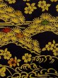 画像7: O0219B 女性用小紋  シルク（正絹） 深い紺, 花 【中古】【USED】【リサイクル】 ★★★☆☆【O0219B】 (7)