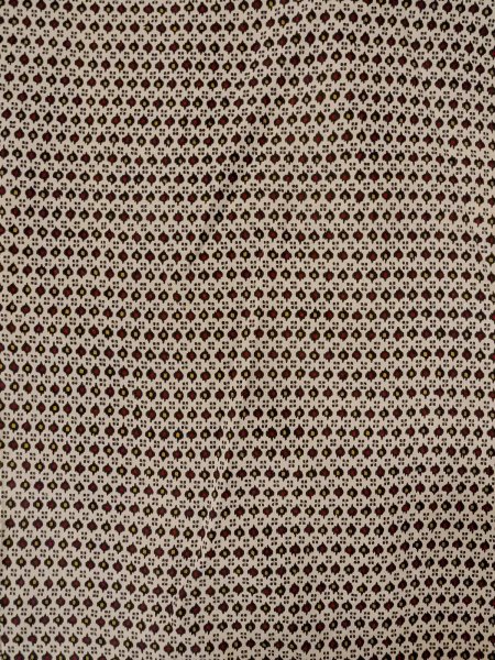 画像3: O0219C 女性用小紋  シルク（正絹） オフ　ホワイト, 小さな点々 【中古】【USED】【リサイクル】 ★☆☆☆☆【O0219C】 (3)