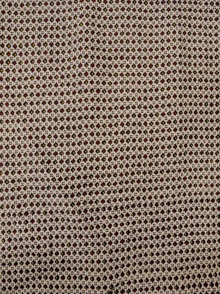 画像4: O0219C 女性用小紋  シルク（正絹） オフ　ホワイト, 小さな点々 【中古】【USED】【リサイクル】 ★☆☆☆☆【O0219C】 (4)