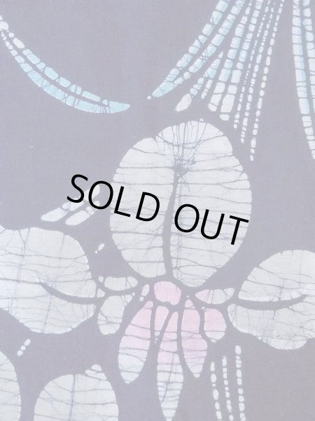 画像5: O0228C 女性用注染浴衣  綿 藍, あやめ 【中古】【USED】【リサイクル】 ★★★☆☆【O0228C】 (5)