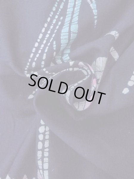 画像11: O0228C 女性用注染浴衣  綿 藍, あやめ 【中古】【USED】【リサイクル】 ★★★☆☆【O0228C】 (11)