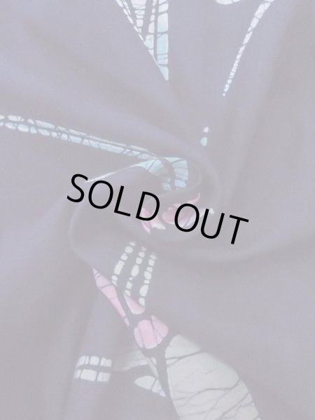 画像12: O0228C 女性用注染浴衣  綿 藍, あやめ 【中古】【USED】【リサイクル】 ★★★☆☆【O0228C】 (12)