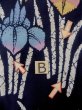 画像15: O0228E 女性用注染浴衣  綿 藍, あやめ 【中古】【USED】【リサイクル】 ★★☆☆☆【O0228E】 (15)