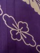 画像6: O0228H 女性用浴衣（日本製）  綿麻 白, 花 【中古】【USED】【リサイクル】 ★★☆☆☆【O0228H】 (6)