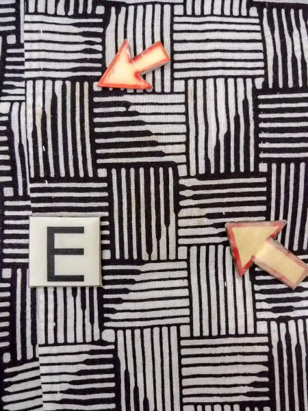 画像18: O0228J 女性用浴衣（日本製）  綿麻 白, 線 【中古】【USED】【リサイクル】 ★☆☆☆☆【O0228J】 (18)