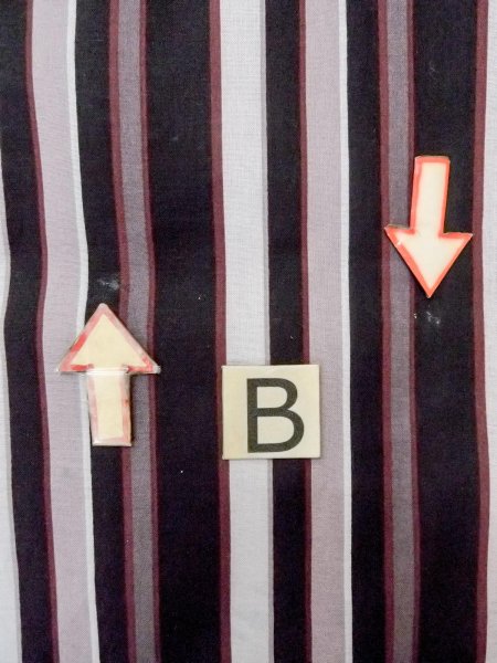 画像15: O0228L 女性用浴衣  綿 黒, 縞 【中古】【USED】【リサイクル】 ★★★☆☆【O0228L】 (15)