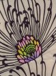 画像5: O0228N 女性用注染浴衣  綿 白, 菊 【中古】【USED】【リサイクル】 ★★☆☆☆【O0228N】 (5)
